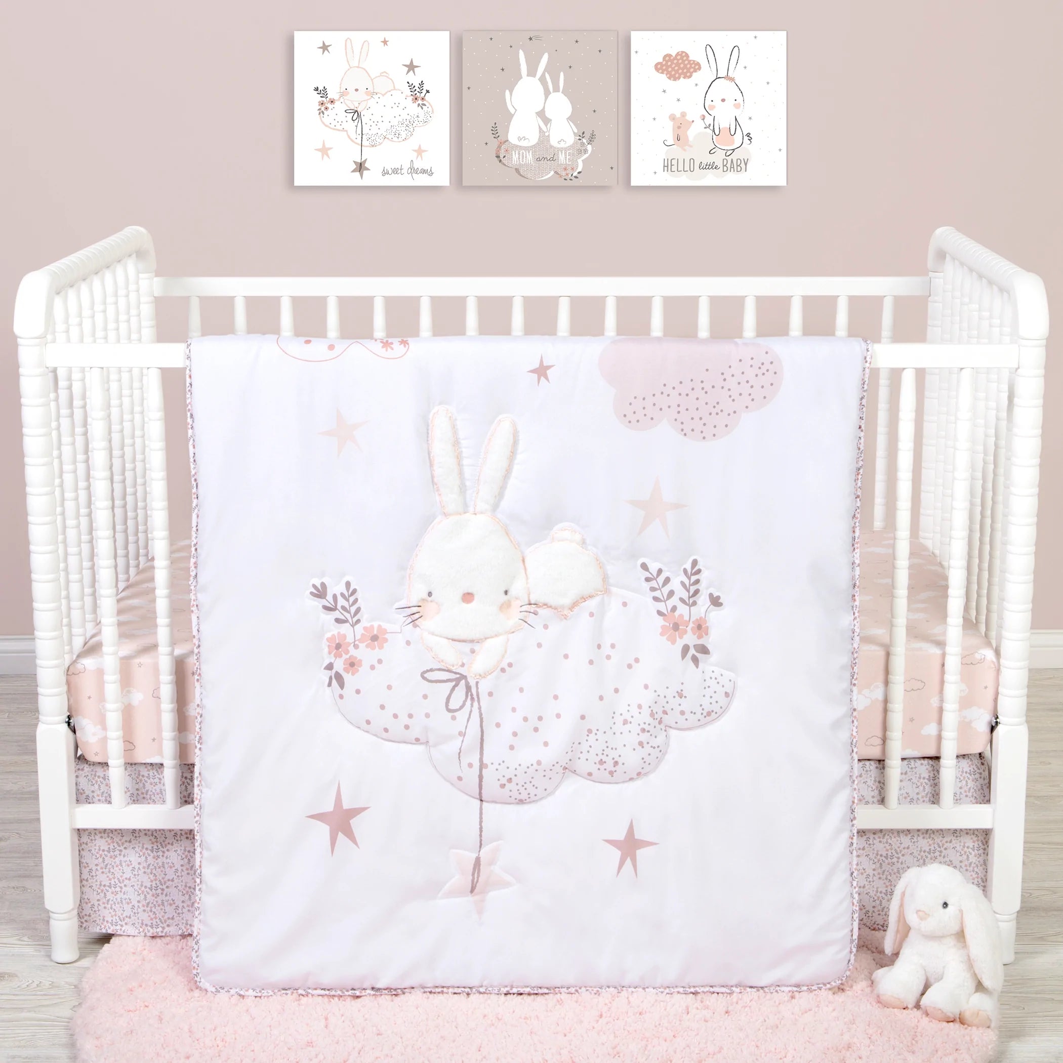 Bunny crib set sale