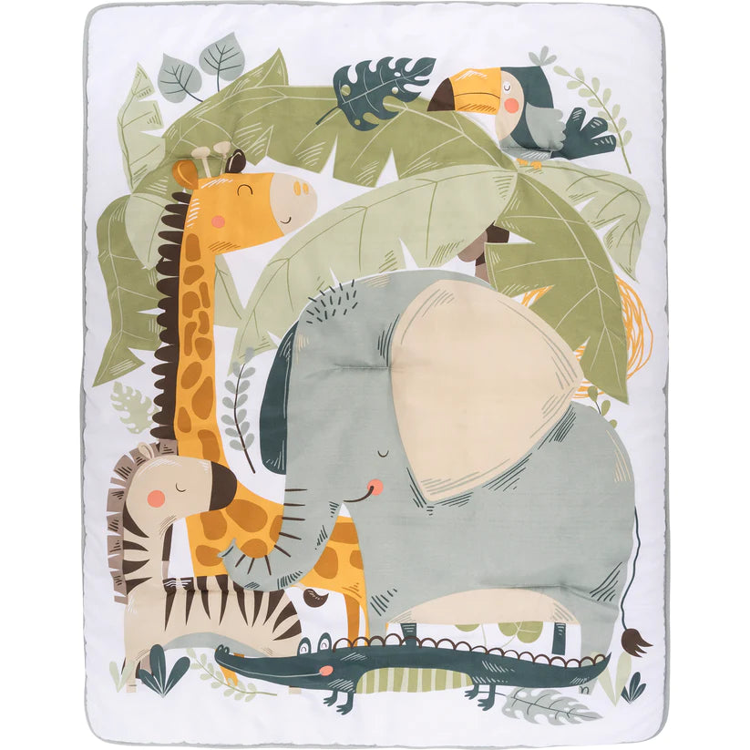 Jungle Escape 4 Piece Crib Bedding Set Stork Baby Gifts