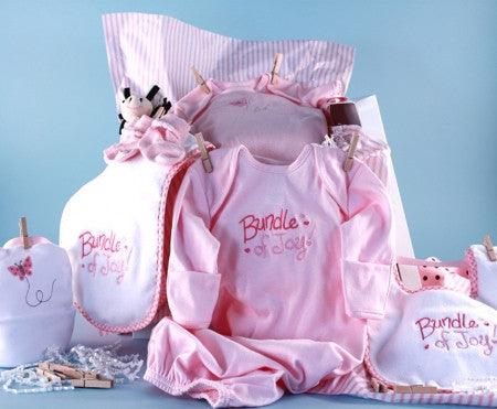 Baby Girl Gift Box, Baby Shower Gift Set, Pink, New Baby Gift