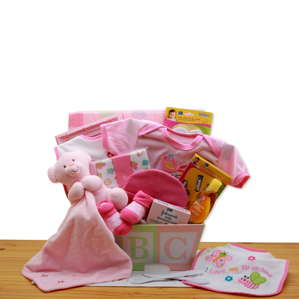 Tutu Cute Baby Girl Gift Hamper, New Baby Girl Gift Box, Baby