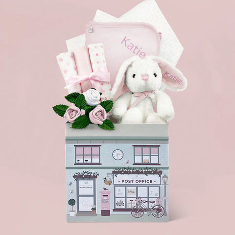 Bunny Personalized Diaper Cake - SKU:  LBG1052