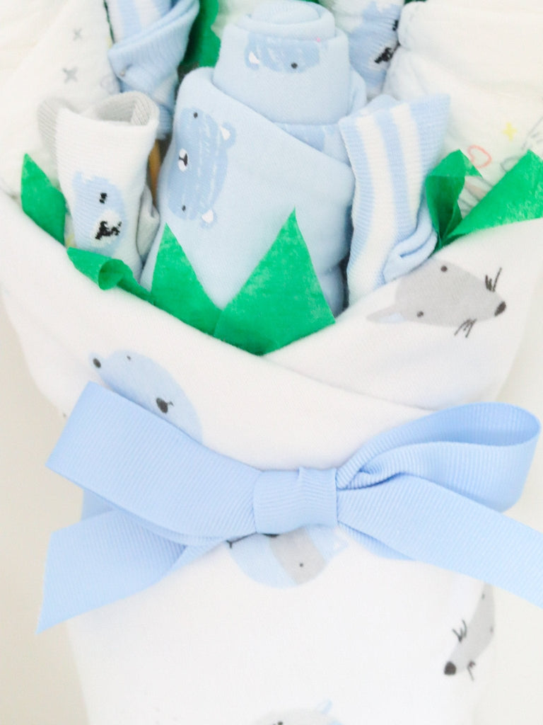 Baby Boy Layette Bouquet - SKU:  DCBG-BBCB