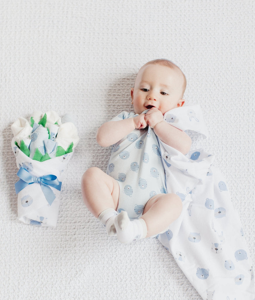 Baby Boy Layette Bouquet - SKU:  DCBG-BBCB