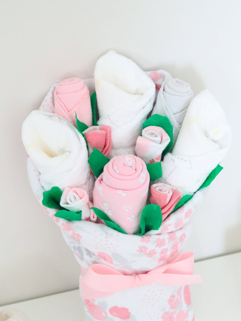 Baby Girl Layette Bouquet - SKU:  DCBG-BGFB