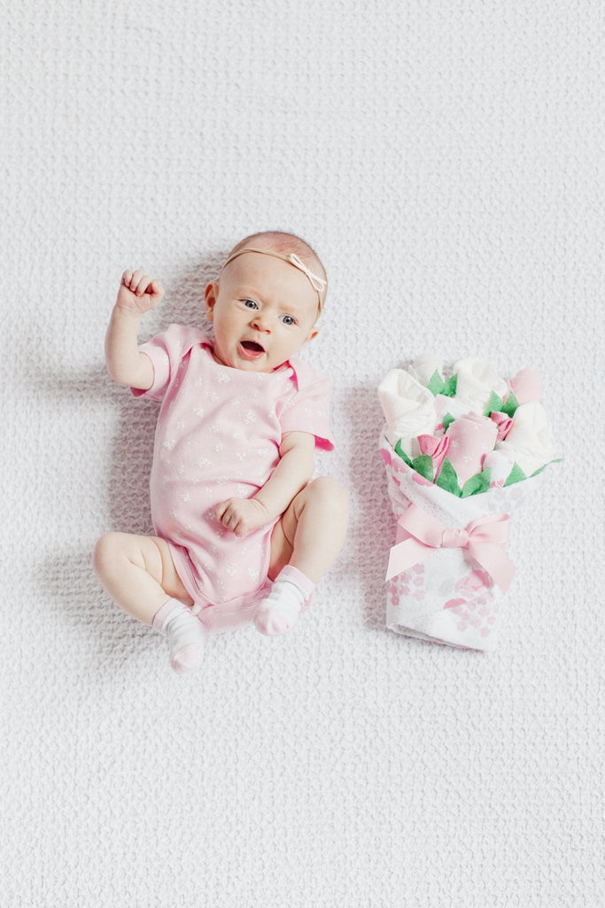 Baby Girl Layette Bouquet - SKU:  DCBG-BGFB