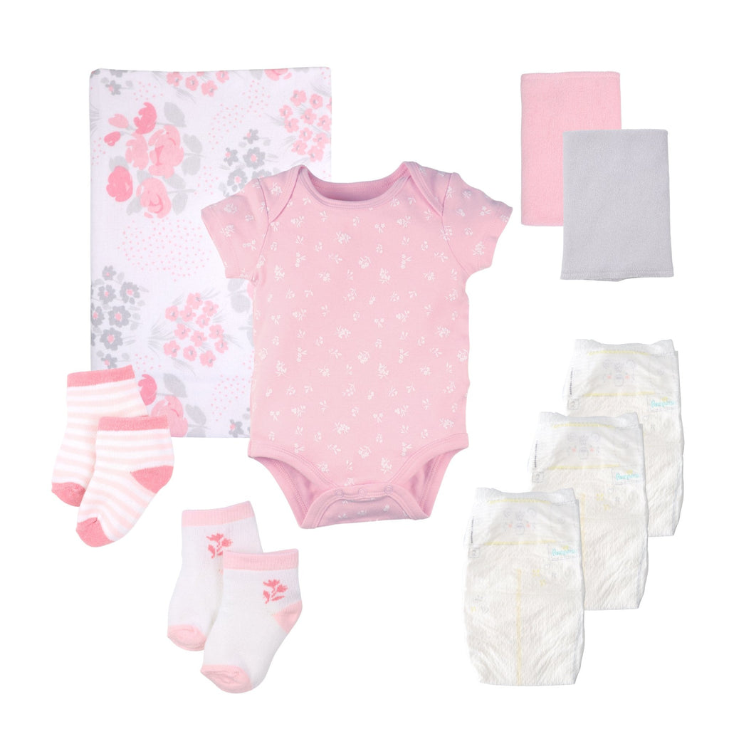 Baby Girl Layette Bouquet - SKU:  DCBG-BGFB