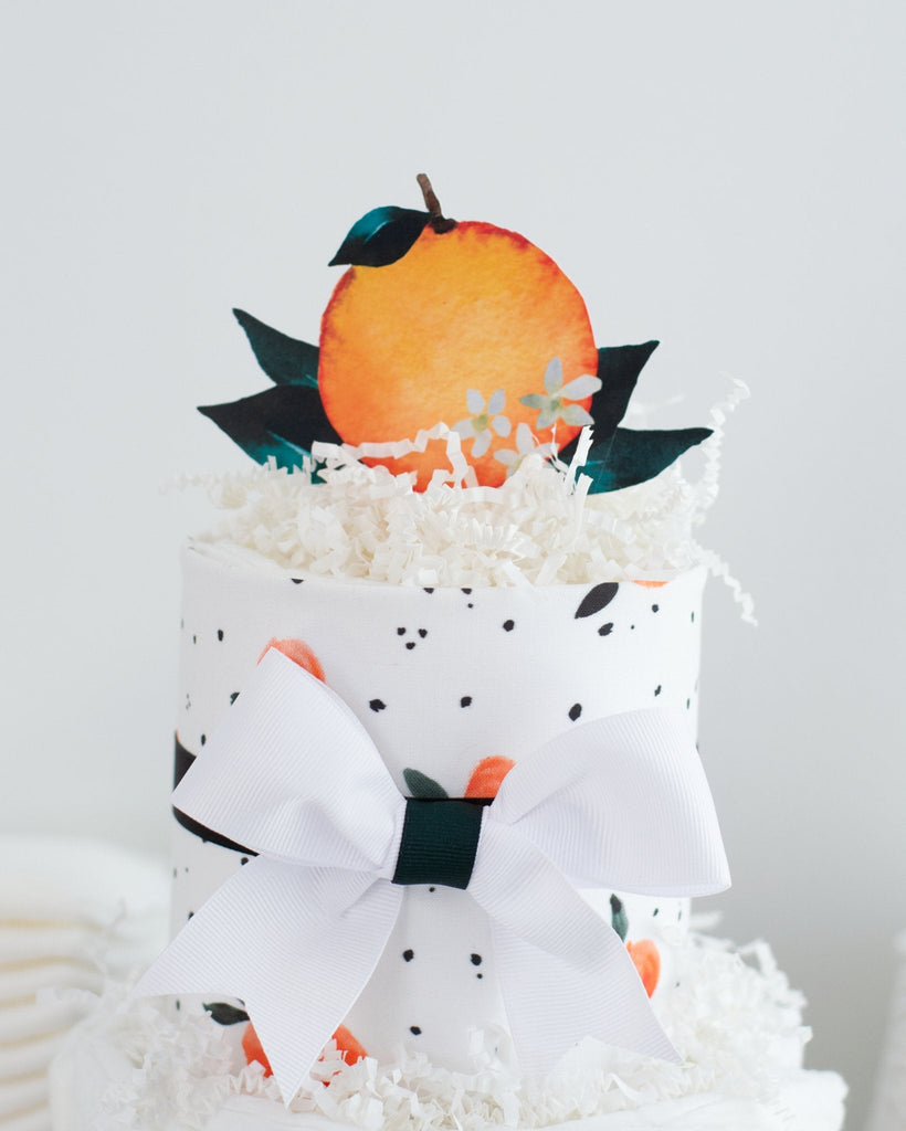 Little Clementine Diaper Cake - SKU:  DCBG1005