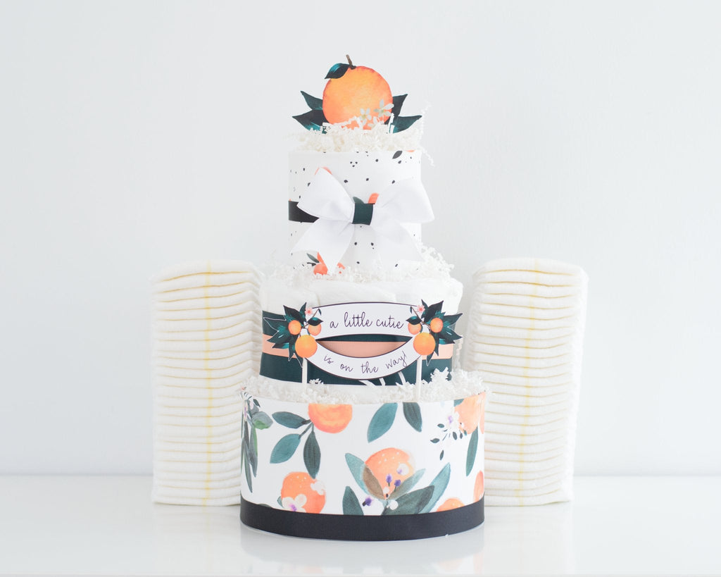 Little Clementine Diaper Cake - SKU:  DCBG1005