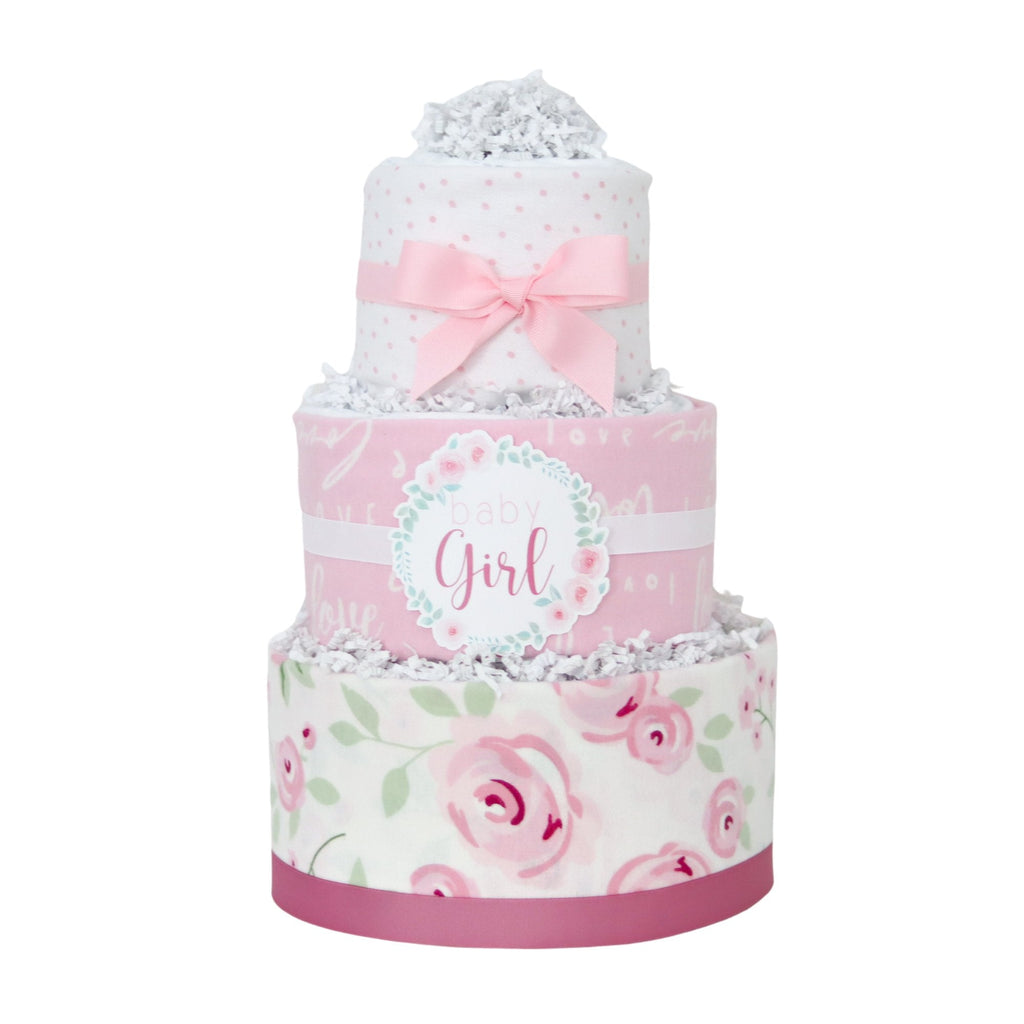 Rose Diaper Cake - SKU:  DCBG1006