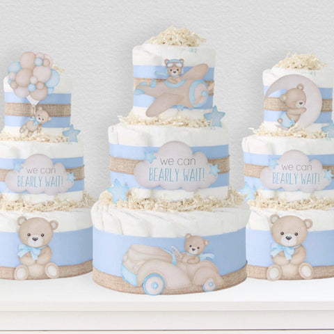 Little Lamb Diaper Cake, Neutral - SKU:  LBG1056