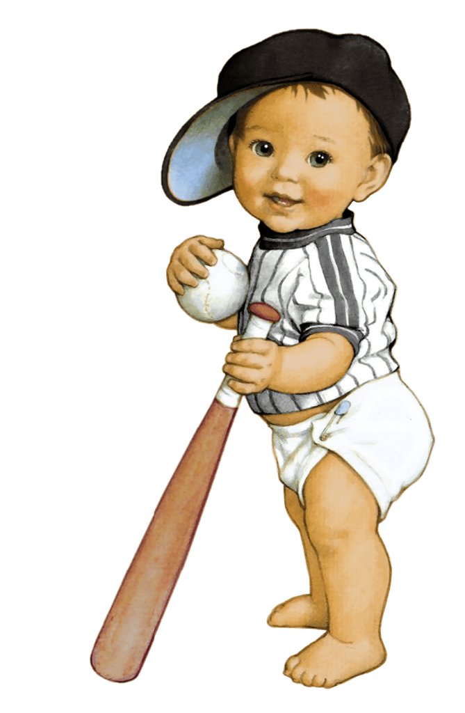 Baseball Chalkboard Boy Baby Shower Invitations