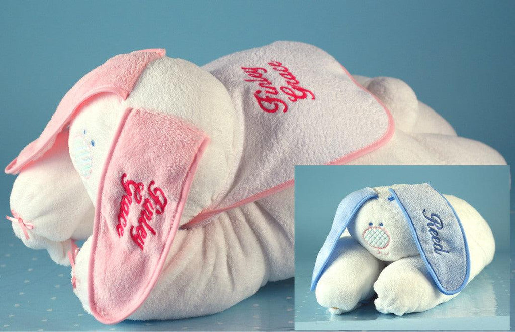 Snuggle Bunny Pink Plush Bunny